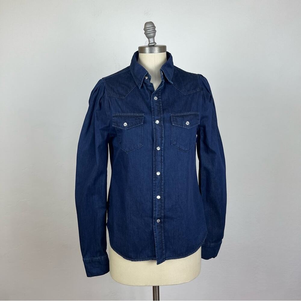 Torn by Ronny Kobo Chambray Button Down Shirt